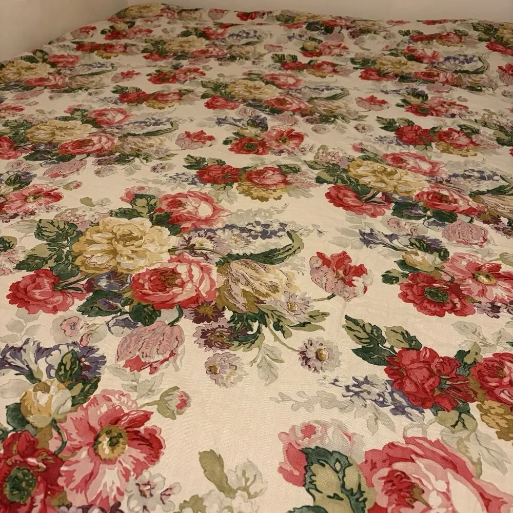 Rare Vintage Ralph Lauren Surrey Garden Full/Queen Comforter White Label